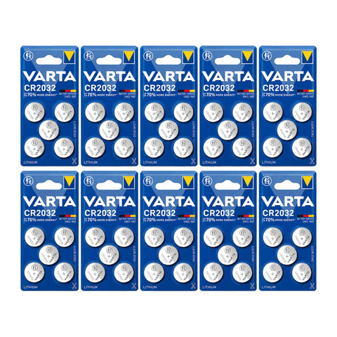 50x Varta CR2032 - 10 blister cards