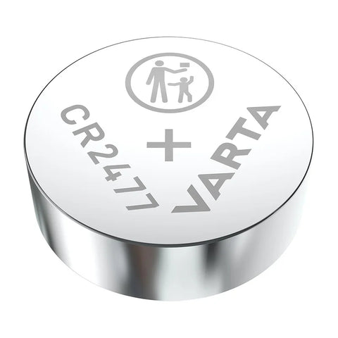 2x Varta CR2477 3V Lithium Coin Cell Batteries Mercury Free
