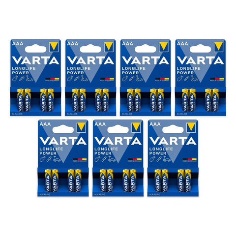 28x Varta Longlife Power AAA - 7 packs of 4