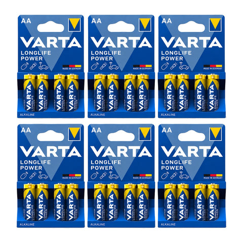 24x Varta Longlife Power AA - 6 packs