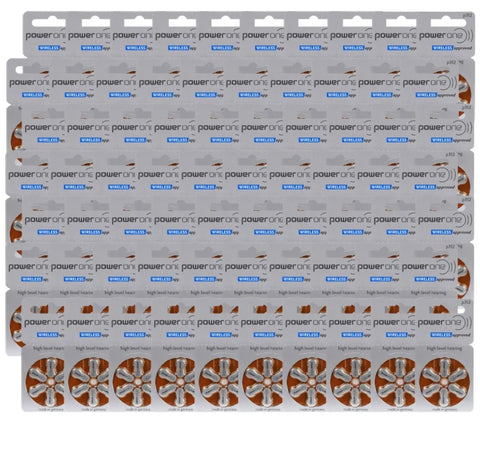 420x Varta Power One 312 PR41 Hearing Aid Batteries 1.45V Zinc Air