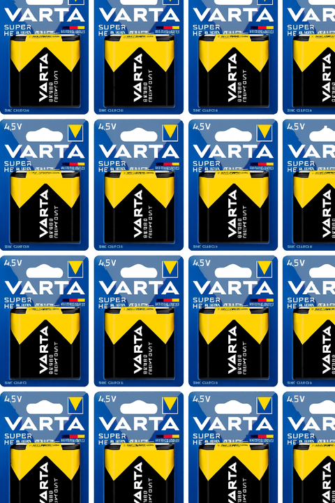 16x Varta Super Heavy Duty 3R12 Zinc-Carbon Battery 4.5V