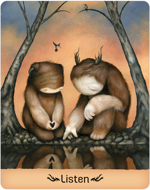 Gentle Creatures Wisdom Oracle Deck & Guidebook by Dan May US Games