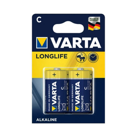 Varta Longlife C LR14 alkaline – blister card of 2