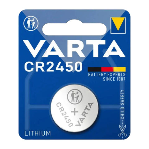 Varta CR2450 3V Lithium Coin Cell Battery – original single blister