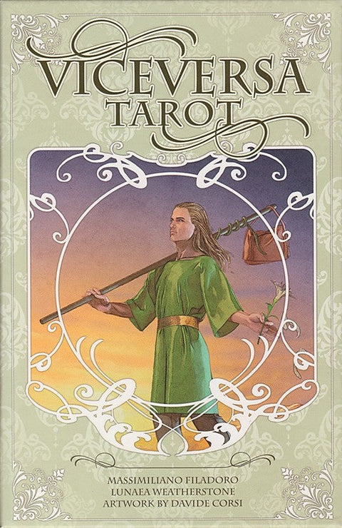Vice Versa Tarot Kit Cards Deck Book Wheatherstone Corsi Lo Scarabeo Kit35