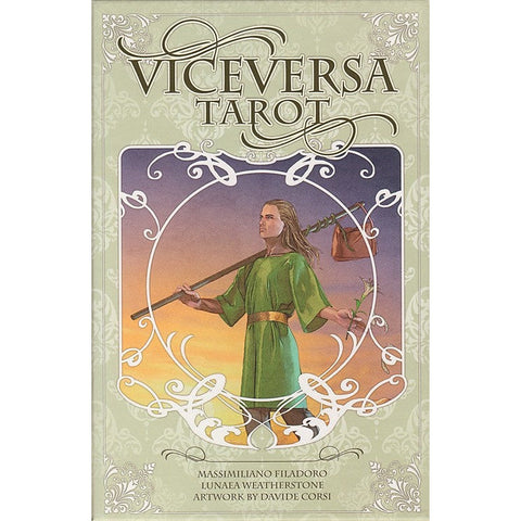 Vice Versa Tarot Deck & Guidebook Set Double-Sided 78 Cards Lo Scarabeo