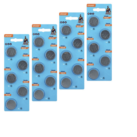 20x Vinnic CR2430 3V Lithium Coin Cell Batteries DL2430 ECR2430
