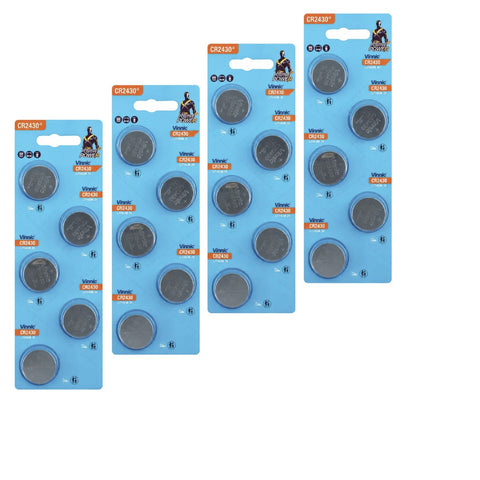 20x Vinnic CR2430 3V Lithium Coin Cell Batteries DL2430 ECR2430