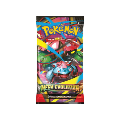 Pokemon TCG Mega Evolution Booster Pack - 10 Cards English