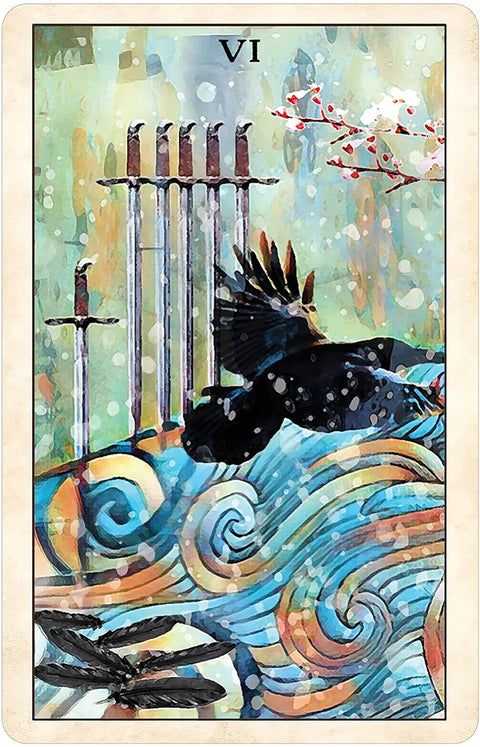 Crow Tarot Pocket Edition Cards Deck Animals Birds Wisdom