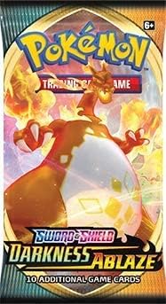 Pokemon TCG Darkness Ablaze 10 Card Booster Pack English Sealed