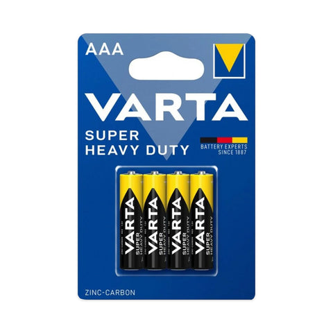 Varta Super Heavy Duty AAA zinc-carbon batteries 4-pack blister