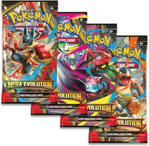 Pokemon TCG Mega Evolution 6 Booster Pack Bundle Sealed English