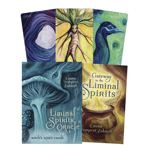 Liminal Spirits Oracle Cards Deck Book Kit Laura Tempest Zakroff Llewellyn NEW