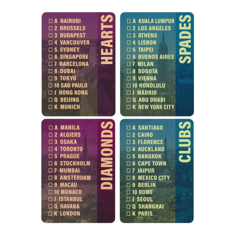 Bicycle Cities of the World Travel Playing Cards Poker Deck USA