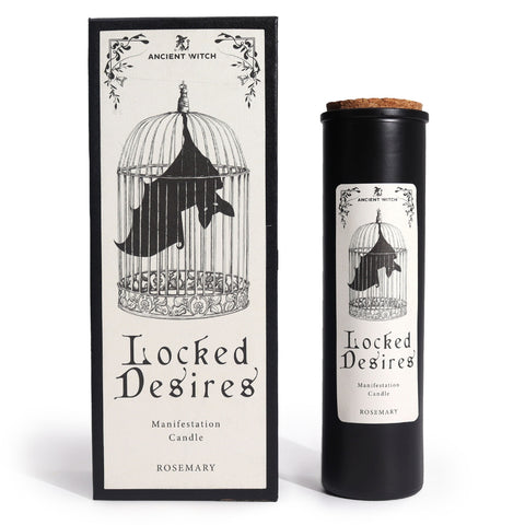 Ancient Witch Manifestation Candle – Rosemary Scent, 50hr Burn, Witchcraft