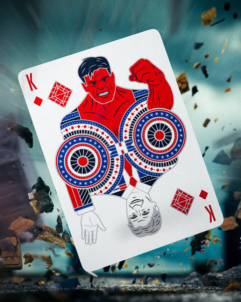 Captain America Playing Cards Deck by Theory11 Poker Magic Collectible