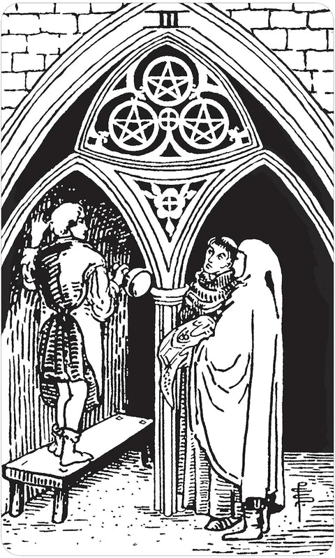 Black & White Rider-Waite Tarot Cards Deck & Guidebook US Games Systems