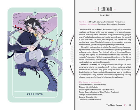 Anime Tarot Deck 78 Cards & Guidebook Simon Element Natasha Yglesias