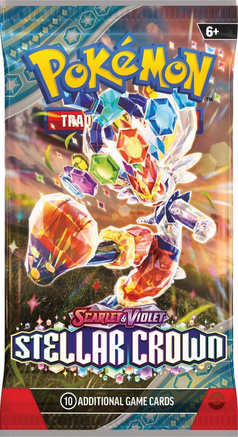 Pokemon TCG Scarlet & Violet: Stellar Crown Booster Pack 10 Cards
