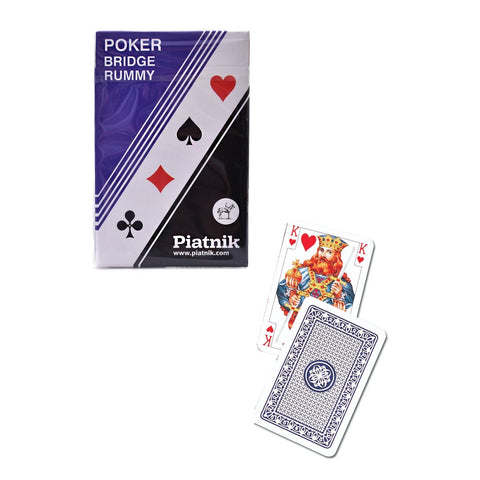1x Piatnik Poker Bridge Rummy Playing Cards Deck, Red or Blue Random