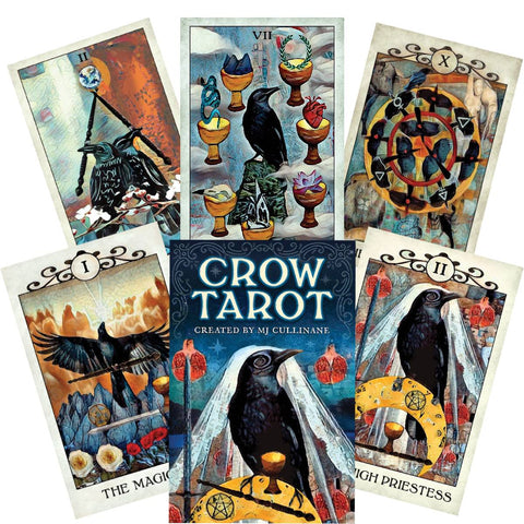 Crow Tarot Deck by MJ Cullinane 78 Cards US Games Rider-Waite