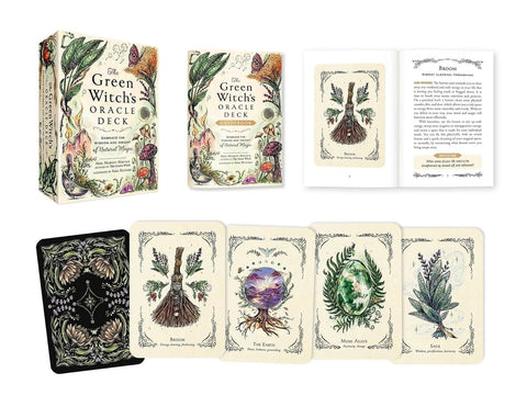 The Green Witch's Oracle Cards Deck by Arin Murphy-Hiscock Adams Media