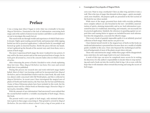 Cunninghams'S Encyclopeda Of Magical Herbs And Plants Pagan Book Llewellyn NEW