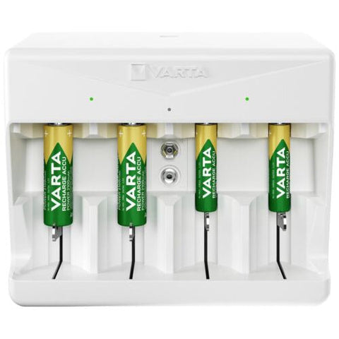 Varta Universal NiMH Battery Charger AA AAA C D 9V with USB-C, No Batteries