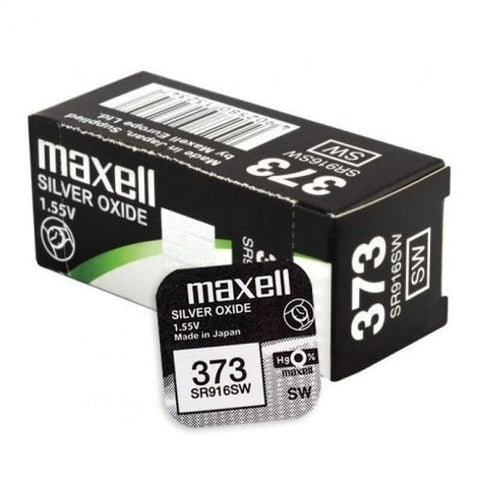 10x Maxell 373 SR916SW 1.55V Silver Oxide Watch Batteries Japan