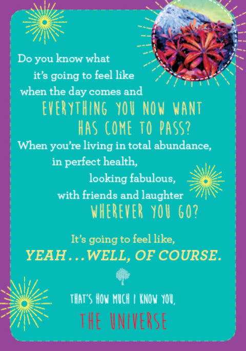Notes From The Universe On Abundance Cards Deck Oracle Guidance Hay House NEW
