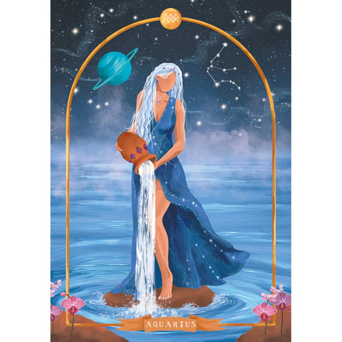 Goddess Astrology Oracle Deck by Lo Scarabeo, Multilingual 38 Cards