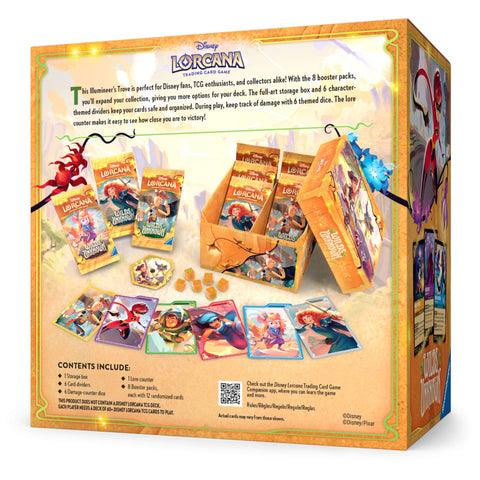 Disney Lorcana TCG Wilds Unknown Illumineers Trove Box Set 8 Boosters