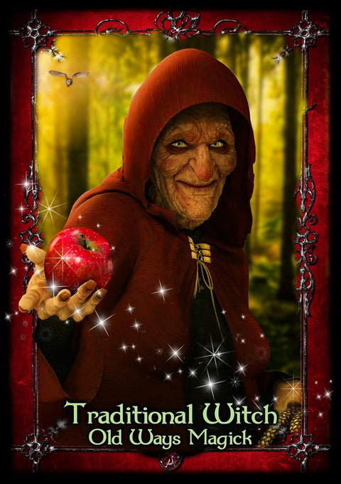 Solarus Witches of the Craft Oracle Cards 48-Card Deck with English Guidebook