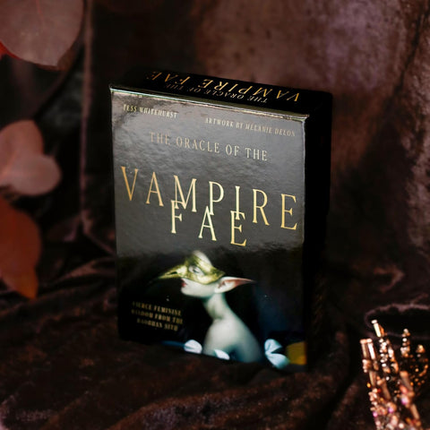 The Oracle of the Vampire Fae cards Blue Angel