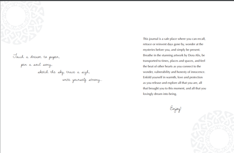 Portraits Of Innocence Journal Writing Notebook Lined Dora Alis Blue Angel NEW