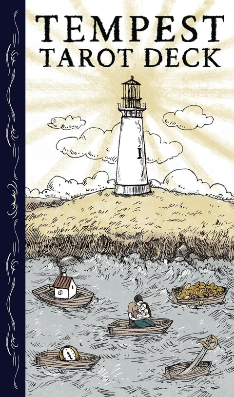 Tempest Tarot Deck by US Games Nautical Ocean 78 Cards with Guidebook