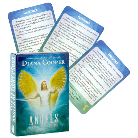 Angels Of Light Cards Pocket Edition Deck Findhorn Press Diana Cooper NEW
