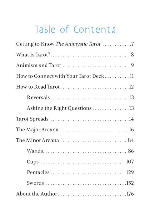 Animystic Tarot Deck 78 Cards & Guidebook Nature Magic by Red Feather