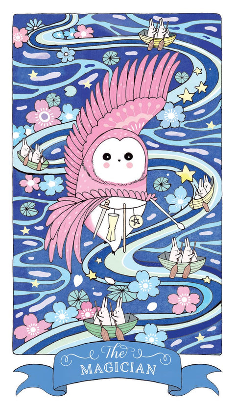 Kawaii Tarot Deck & Guidebook by Lulu Mayo Rock Point 78 Cards