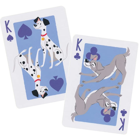 Bicycle Disney Cats & Dogs Playing Cards, Poker Size, Blue, Made in USA