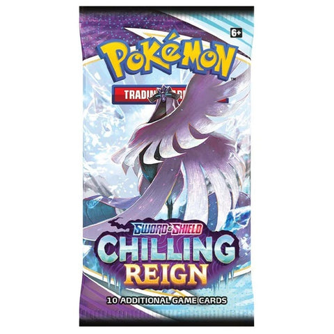 Pokémon TCG Sword & Shield Chilling Reign Booster Pack 10 Cards Sealed