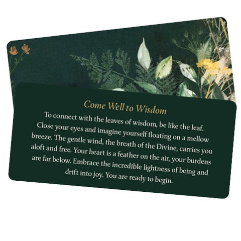 Leaves of Wisdom Insight Cards Deck by Walt Whitman Blue Angel 55 Card Set
