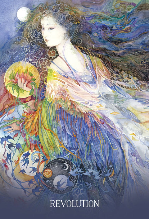 Sacred Earth Oracle Cards Deck Unity Revision Revolution Blue Angel Esoteric NEW