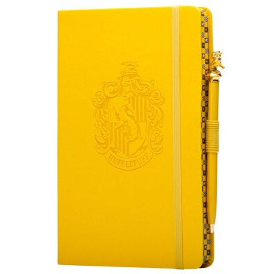 Harry Potter Hufflepuff Vegan Leather Softcover Journal & Pen Set, Insight