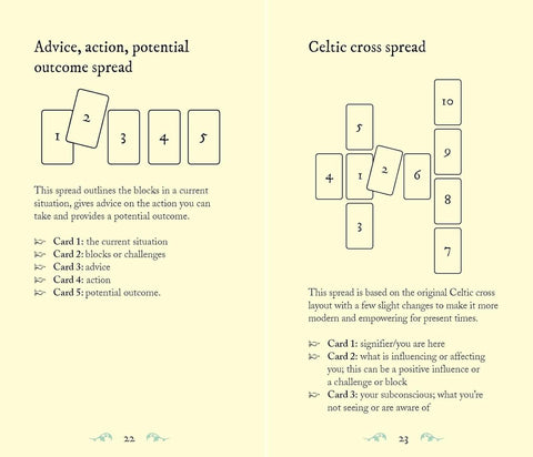 Your First Tarot Cards Deck by Rockpool Beginner Rider-Waite & Guidebook
