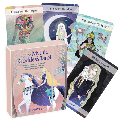 The Mythic Goddess Tarot Cards Deck & Book Cico Books Jayne Wallace Esoteric NEW