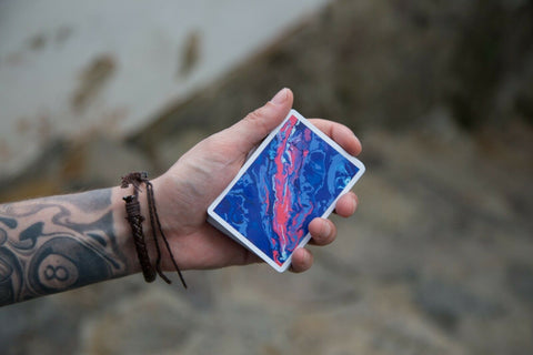 Fluid Playing Cards by Hadzhi S4T Poker Magic Deck Cartamundi B9