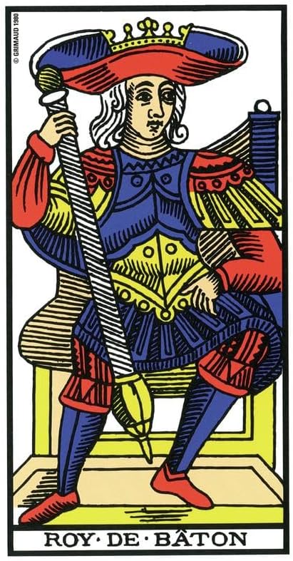 Tarot de Marseille French Edition Deck – Grimaud Cartomancie Cards